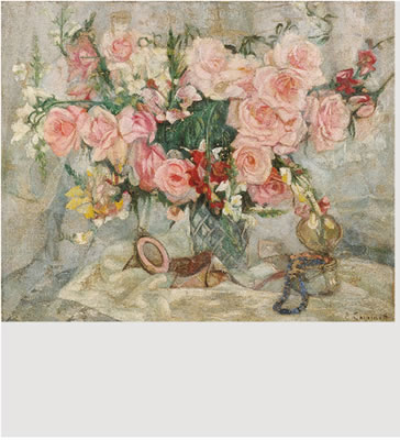 Bouquet de fleurs by Eugène Chiriaeff - Auction record, sale price, and art valuation. Compare with similar artists and explore comparable artworks.