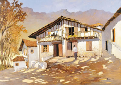 Ferme basques aux Aldudes by Dante Antonini - Auction record, sale price, and art valuation. Compare with similar artists and explore comparable artworks.