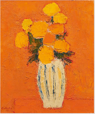 Roses d'Inde au vase hongrois