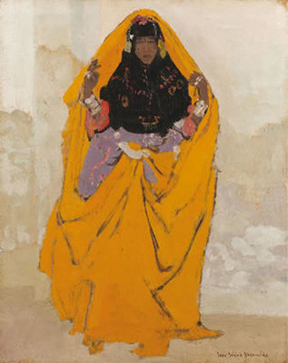 Femme de Témacine au voile de jaune
