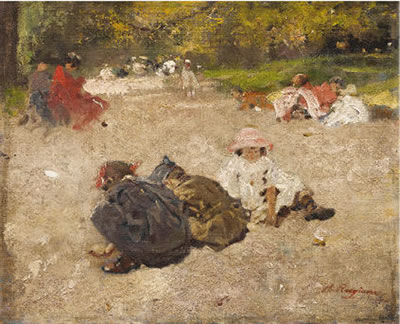 Enfants au Parc Monceau