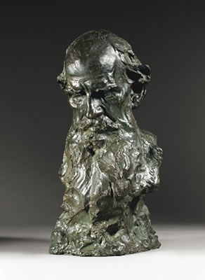 Portrait de Léon Tolstoï (Lasnaia Poliana, 1828 - Astapovo, 1910) by Naum Lvovich Aronson - Auction record, sale price, and art valuation. Compare with similar artists and explore comparable artworks.
