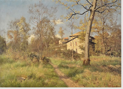 Maison au soleil couchant by Theodore Lespinasse - Auction record, sale price, and art valuation. Compare with similar artists and explore comparable artworks.