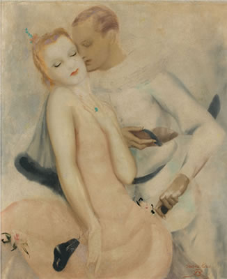 Couple enlacé