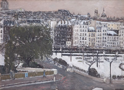 Paris sous la neige by Philippe Bergerat - Auction record, sale price, and art valuation. Compare with similar artists and explore comparable artworks.