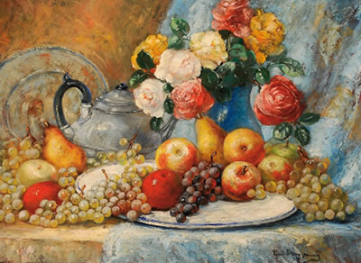 Sample artwork by Paul Dangmann (1899 - 1974), known for still life paintings - View similar artists and auction records