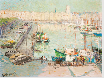 Le port de la Rochelle by Georges Regnault - Auction record, sale price, and art valuation. Compare with similar artists and explore comparable artworks.