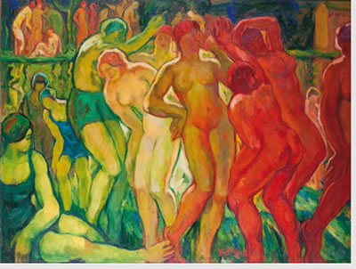 Les baigneuses, scène de hammam