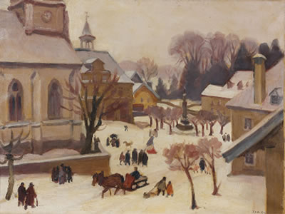 Promenade sous la neige