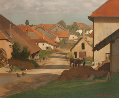 L'entrée du village