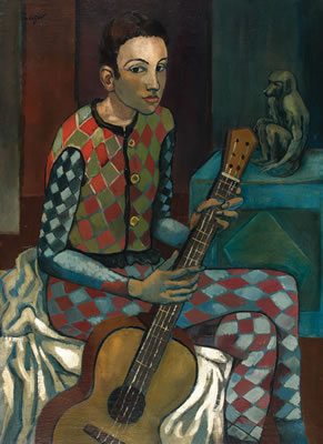 Arlequin au petit singe