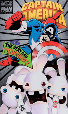 Captain America vs the very bad terrorists