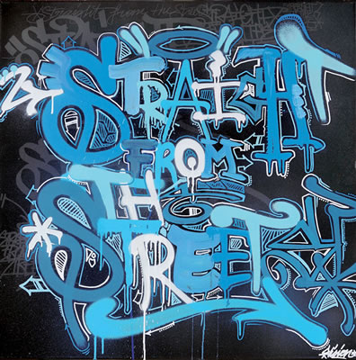 Straight from the streets by Vision - Auction record, sale price, and art valuation. Compare with similar artists and explore comparable artworks.