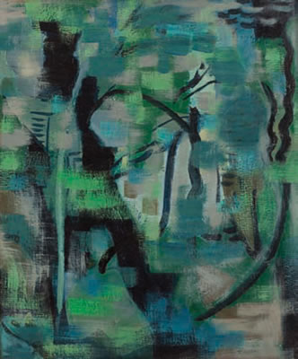 Paysage aux arbres