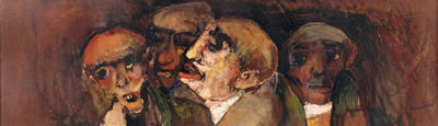 Quatre personnages by François Heaulme - Auction record, sale price, and art valuation. Compare with similar artists and explore comparable artworks.