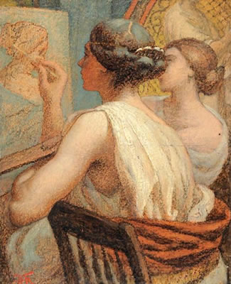 Sample artwork by Jean Baptiste Frenet (1814 - 1889), known for painting - View similar artists and auction records