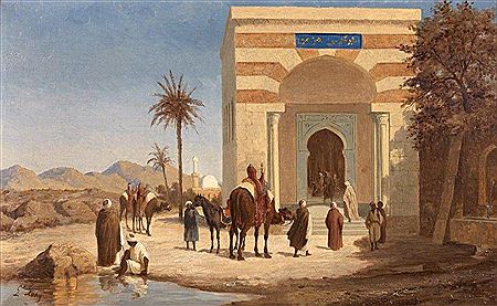 Devant la porte