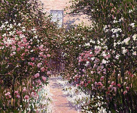 L'allée fleurie, Rouen 1894