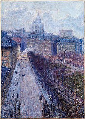 Place d'Anvers, Vue du Sacré Cœur, 1908 by Alexandre Ivanovitch Laxhetchnikoff - Auction record, sale price, and art valuation. Compare with similar artists and explore comparable artworks.