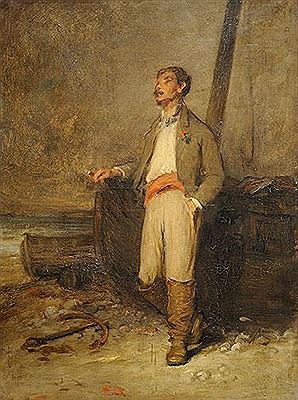 Jeune marin fumant