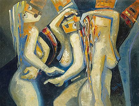 Sample artwork by Ruben Camacho (Born 1953), known for drawing - View similar artists and auction records