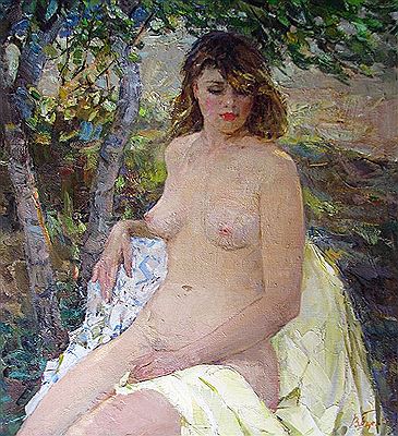 Nu au jardin by Valentin Danilovitch Bernadsky - Auction record, sale price, and art valuation. Compare with similar artists and explore comparable artworks.