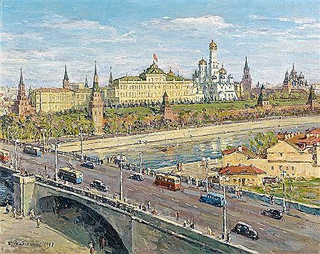 Sample artwork by Boris Fedorovitch Rybchenkov (1899 - 1994), known for painting - View similar artists and auction records