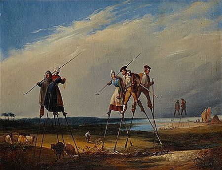 Les bergers landais
