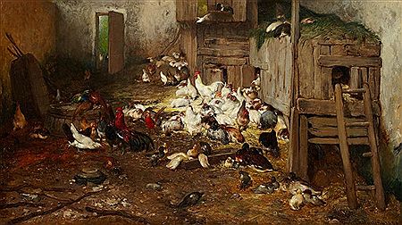 La basse-cour by Philbert Leon Couturier - Auction record, sale price, and art valuation. Compare with similar artists and explore comparable artworks.