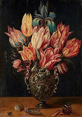 Tulipes et iris dans un vase de jaspe by Gaspar Van Den Hoecke - Auction record, sale price, and art valuation. Compare with similar artists and explore comparable artworks.