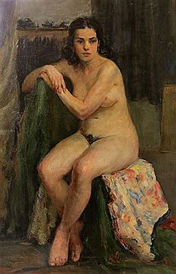 Modèle dans l'atelier, 1959