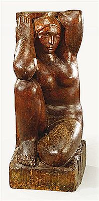 Sample artwork by Roger Favin (1904 - 1990), known for painting and sculpture - View similar artists and auction records