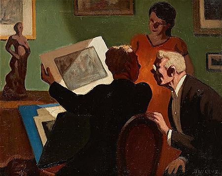 Sample artwork by René Besserve (1883 - 1959), known for painting - View similar artists and auction records