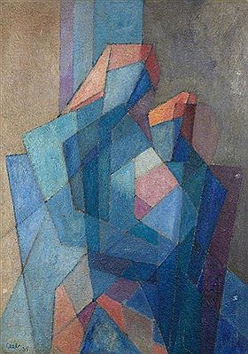 Composition abstraite, 1935 by Nat Leeb - Auction record, sale price, and art valuation. Compare with similar artists and explore comparable artworks.