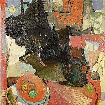 Fensterblick by Andreas Thieme - Auction record, sale price, and art valuation. Compare with similar artists and explore comparable artworks.