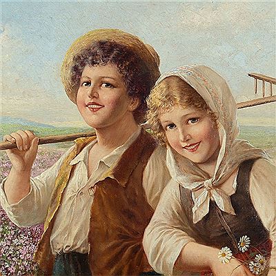 Sample artwork by Fritz Ilg (act. c. 1850-), known for painting - View similar artists and auction records
