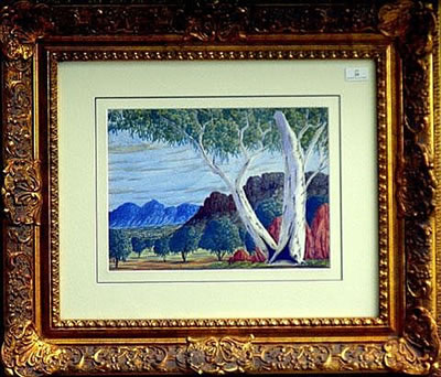 Sample artwork by Basil Rantji (1936 - 1999), known for aboriginal art - View similar artists and auction records