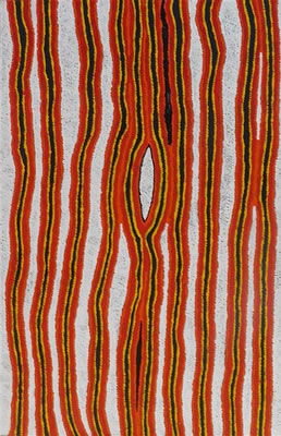 The Rock Hole Site of Tjiturrulpa by Eileen Bird - Auction record, sale price, and art valuation. Compare with similar artists and explore comparable artworks.
