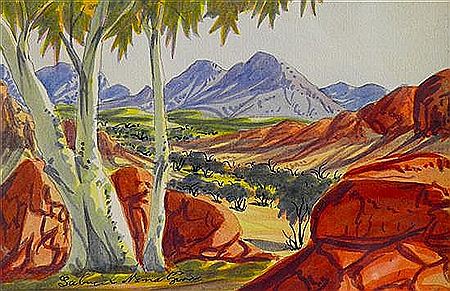 "White Ghost Gums"