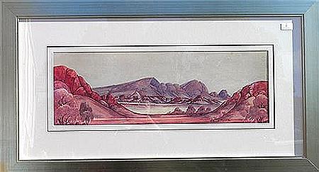 Mount Sonda Landscape by Claude Pannka - Auction record, sale price, and art valuation. Compare with similar artists and explore comparable artworks.