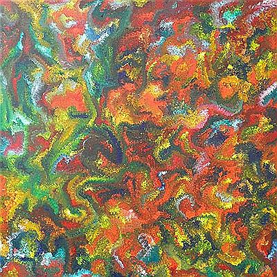 Sample artwork by Gary Wilson Reid Tjampitjinpa (Born c 1966), known for aboriginal art - View similar artists and auction records