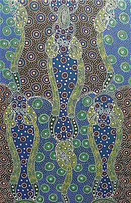 Sample artwork by Colleen Wallace Nungari (20/21st century), known for aboriginal art - View similar artists and auction records