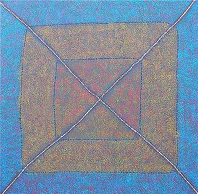 "Mountain Devil Lizard Dreaming" by Sacha Long Pitjarra - Auction record, sale price, and art valuation. Compare with similar artists and explore comparable artworks.