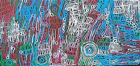 "Body Paint Design" by Charmaine Pwerle - Auction record, sale price, and art valuation. Compare with similar artists and explore comparable artworks.