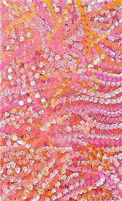 "Bush Plum" by Tammy Pitjara - Auction record, sale price, and art valuation. Compare with similar artists and explore comparable artworks.