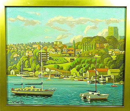 "Boats in the Bay"