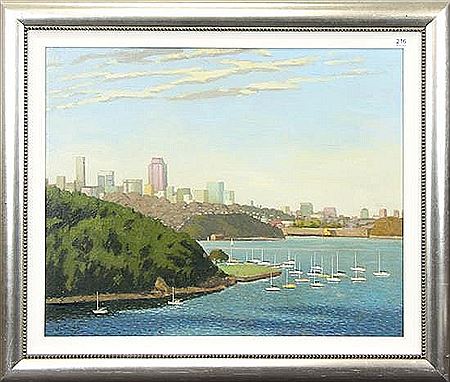 "Cityscape towards the Heads"