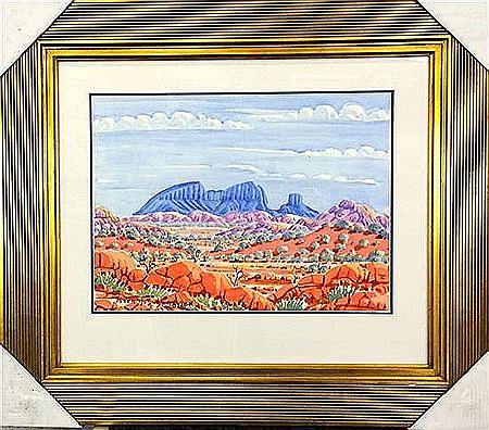 "Mount Sonder" by Peter Taylor - Auction record, sale price, and art valuation. Compare with similar artists and explore comparable artworks.