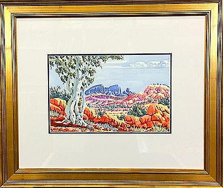"White Ghost Gums" by Peter Taylor - Auction record, sale price, and art valuation. Compare with similar artists and explore comparable artworks.
