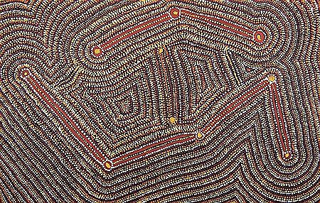 Sample artwork by Stanley Young, known for aboriginal art - View similar artists and auction records